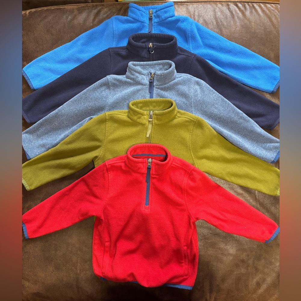 5 Amazon Essentials Boy’s Fleece Quarter-Zip Pullover